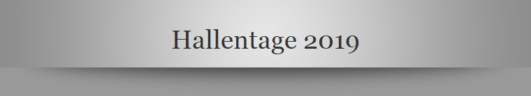 Hallentage 2019